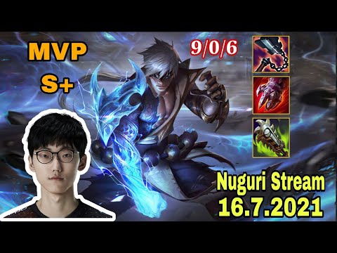 FPX Nuguri Stream MVP S+ Lee Sin vs Camille in Kr Challenger nuguri 直播 생방송