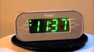 Timex T231W2 Large Display Alarm Clock Radio with Dual Alarms