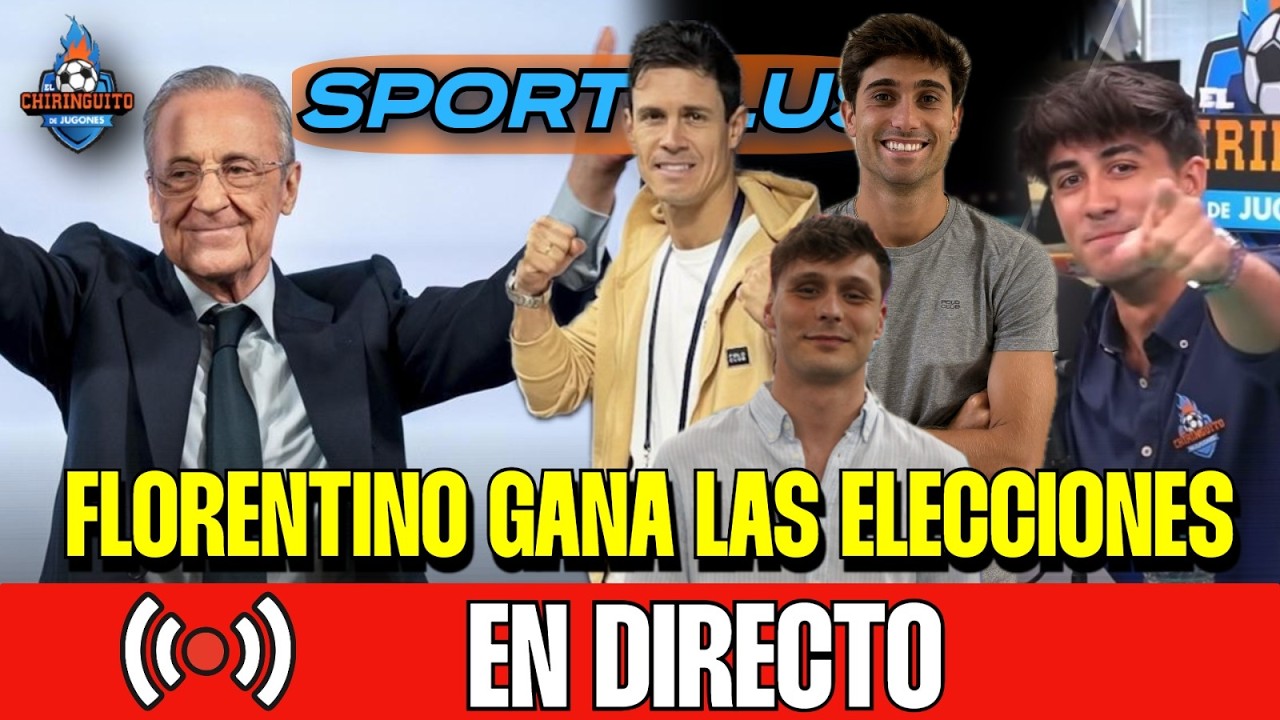 🚨⚪️ ¡FLORENTINO GANA LAS ELECCIONES DEL REAL MADRID! | Sportplus con Edu Aguirre
