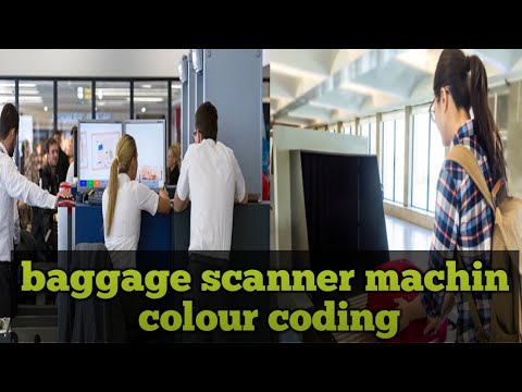 baggage scanner machine colour coding