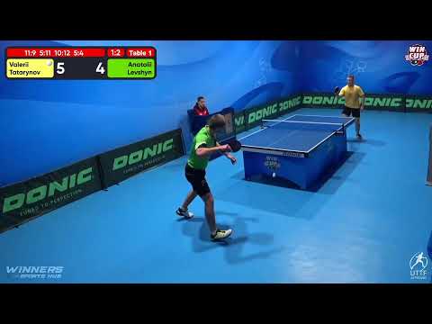 23:00 Valerii Tatarynov 1 - 3 Anatolii Levshyn West 5 WIN CUP 22.11.2022 | TABLE TENNIS WINCUP