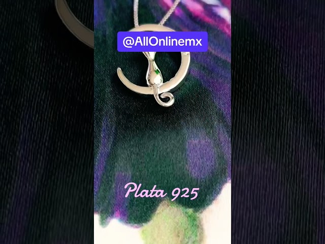 Vídeo relacionado con WUNZILO 1 pcs Conjuntos de joyas de plata 925, lindo collar de luna gato, aretes únicos de gato, joyas elegantes para mujeres, regalos cumpleaños, Con caja de regalo