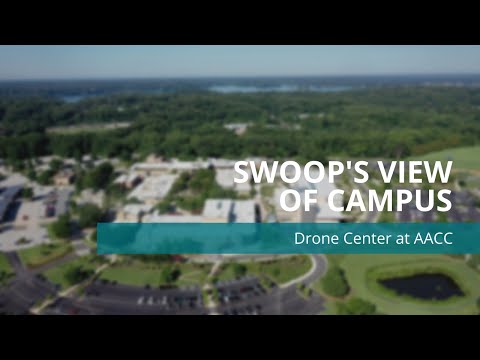 Fly over AACC's campus