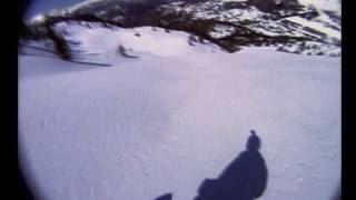 preview picture of video 'Sestriere  Via Lattea  13/04/2009 Swallowtail snowboard freeriding Grangesises'