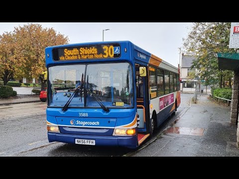 TWILIGHT RUN: Route X20 | NK56FFH/35188 - Stagecoach North East: Dennis Dart SLF/ADL Pointer 2