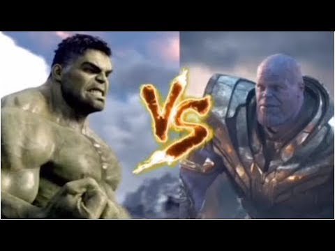 Hulk Vs Thanos Re-Match - Epic Supercut Battle!