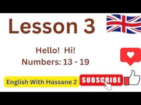 Say Hello with Confidence & Master Numbers 13–19 | Beginner English Lesson 3