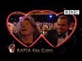 Leonardo DiCaprio And Dame Maggie Smith On Kiss Cam The British Academy Film Awards 2016 BBC