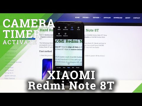 How to Set Camera Timer in XIAOMI Redmi Note 8T – Find Countdown Options