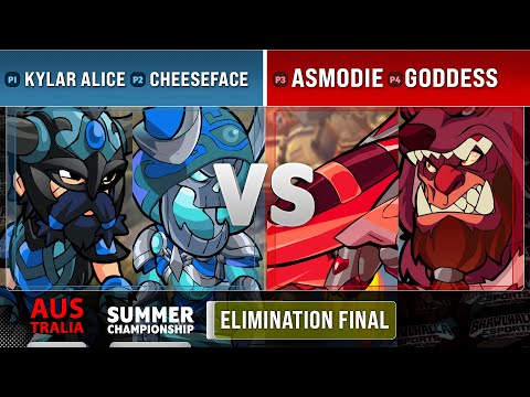 Kylar Alice & Cheeseface VS Asmodie & Goddess - Elimination Final - Summer Championship - Doubles