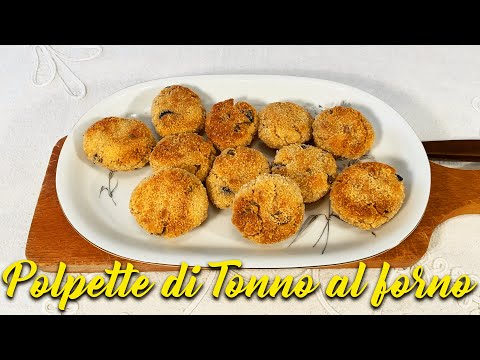 POLPETTE DI TONNO AL FORNO