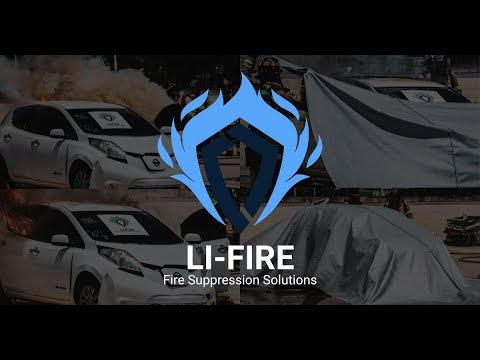 Li-Fire live burn test | Li-Fire Blanket | Li-Fi X Aerosol