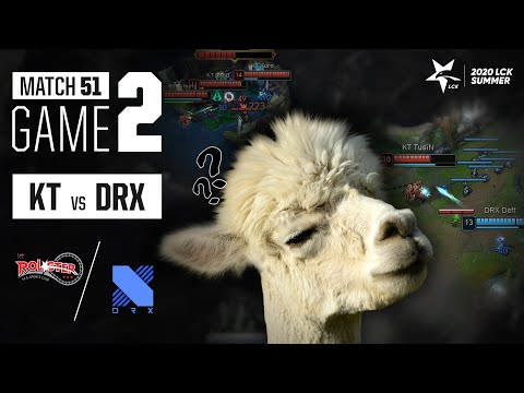 kt vs DRX | Match51 Game2 H/L | 2020 LCK Summer
