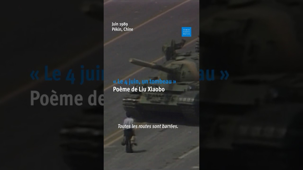 Chine : 37ème anniversaire du massacre de Tiananmen