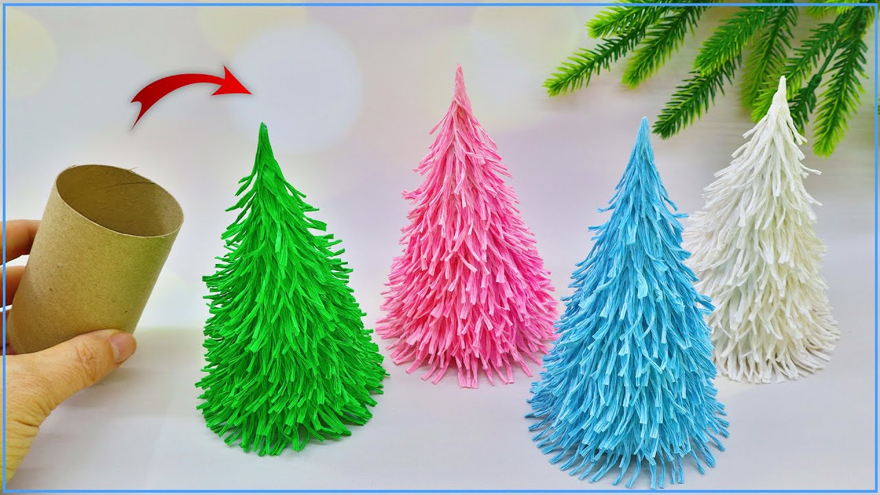 🎄 Magnificent Christmas Trees Made by Hand 🎄 Quick and Easy!