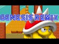 New Super Mario Bros Desert Overworld Walking The Hot Desert Sega Genesis Remix