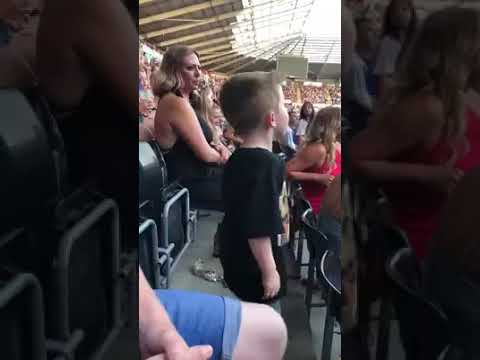 Bobby Ray wonderful dance at Little Mix concert