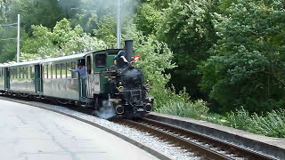 preview picture of video 'Tractive line crossing Steam Locomotive WB5'