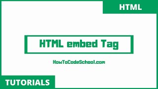 HTML embed Tag