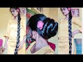 Folded Braid Open And Hair Bun Style Braid Hairstyle Hairbun Longhair Hairbraids Hair
