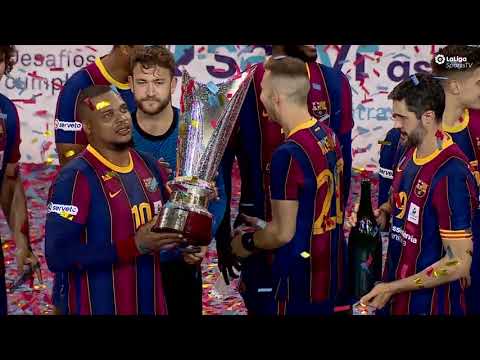 Celebración 31ª Liga Sacyr ASOBAL