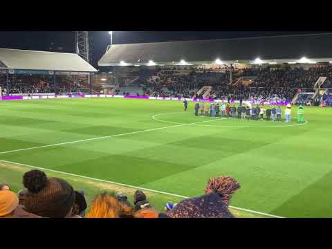 Pregame at Peterborough United's London Road