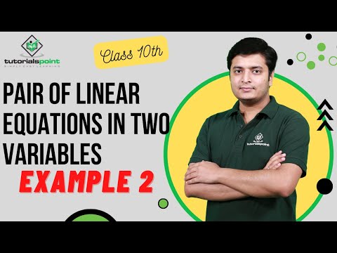 Class 10th Example 2 of Pair of Linear Equations in Two Variables