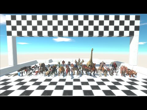 Survival Speed Race Only 15 Survivors - Animal Revolt Battle Simulator