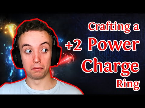 PATH OF EXILE 3.18 - CREATING A +2 POWER CHARGE RING - RNG PLEASE DON'T FAIL ME!!