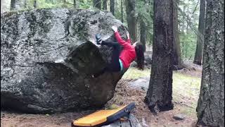 Video thumbnail of Little One, V2. Leavenworth