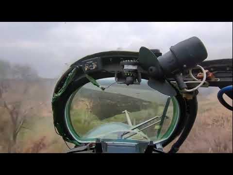 Watch a Ukrainian MI-24 Live Fire Missiles from the Cockpit