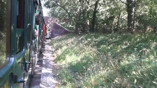 preview picture of video 'Ride on Steam Train - Isle of Wight (I.O.W) 4th Aug 2014 at 4pm'