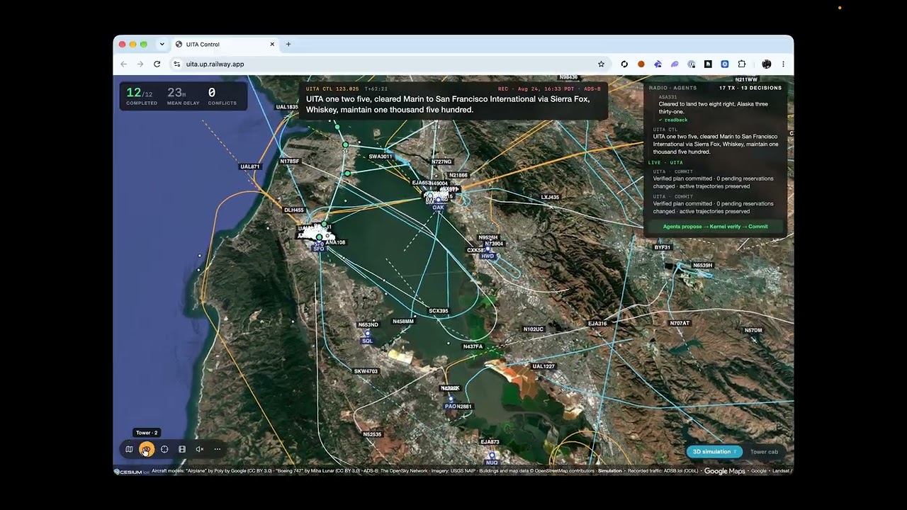 Up in the Air: Air Traffic Control Agent project preview