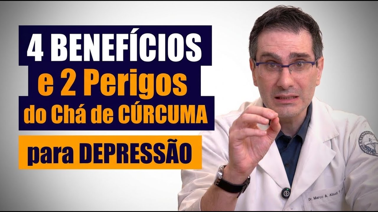 4 Benefícios e 2 Perigos do Chá de CÚRCUMA para DEPRESSÃO