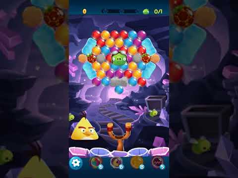 Angry Birds POP Bubble Shooter - Level 62. Gameplay Android walkthrough