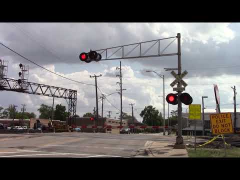 Edgington Ave. Grade Crossing (Franklin Park, IL) 8/27/20