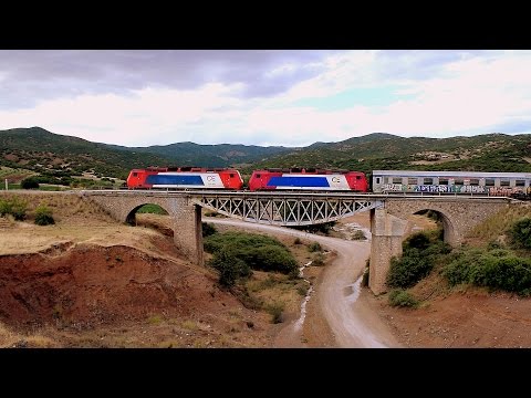 OSE IC 58 ADtranz 220 005 + 220 035 Ligaria Bridge - 04.06.2016