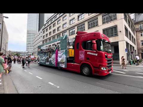 CSD Parade in Frankfurt on 15 July, 2023