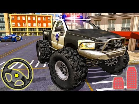 Police Monster Truck Driver Simulator - Parking Trucks | Android Gameplay