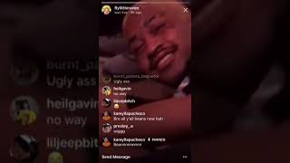 Lil Raven cuts dreads.