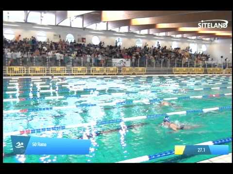 Serie 5 dei 50 Rana  Assoluti Femmine Master - Campionati Regionali Masters 2014 di Veneto e Friuli