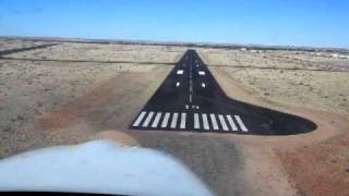 preview picture of video 'Landing Upington International Airport South Africa FAUP'