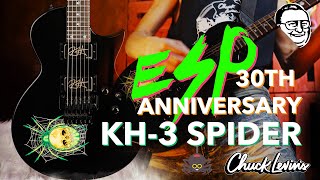 Video thumbnail for ESP Kirk Hammett KH-3 🕷 SPIDER 🕷 30th Anniversary Signature Guitar | PLAYING DEMO! by Chuck Levin's Washington Music Center