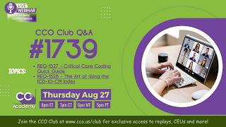 CCO Club Q&A #1739