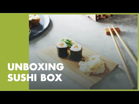 4 Piezas, para 2 Personas Kit para Servir Sushi Reishunger de bambú Amantes del Sushi