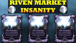 The Warframe Riven Market Is A High Platinum Expensive Mess