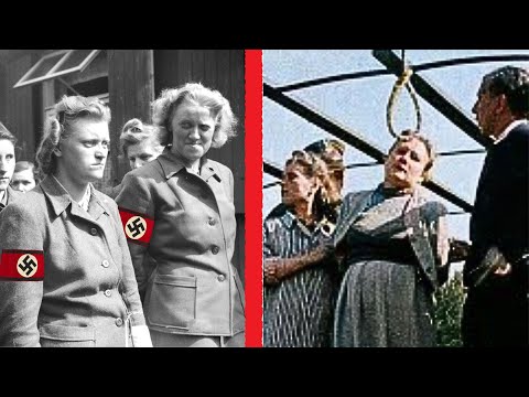 Brutal Mass Execution: FEMALE SS Guards of Auschwitz-Birkenau Concentration Camp Face JUSTICE