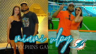 MIAMI VLOG / getting my eyebrows micro-bladed, dolphins game, + hate comments