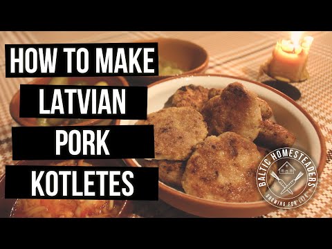 Kotletes - Delicious Latvian Pork Burgers - How To
