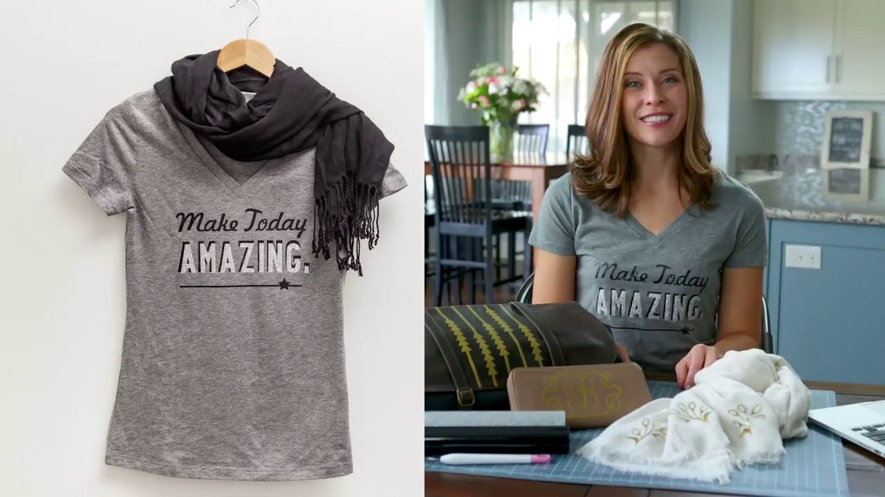 Cricut Explore Creating a Personalized T-Shirt with Lettering